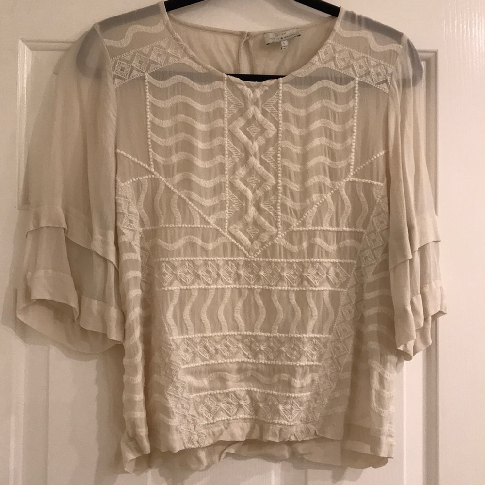 Lucky Brand Cream colored Blouse